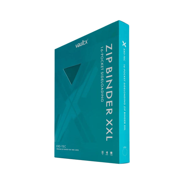 Vault X : 16-Pocket Exo-Tec Zip Binder XXL (1088 Cards) - Ocean Blue