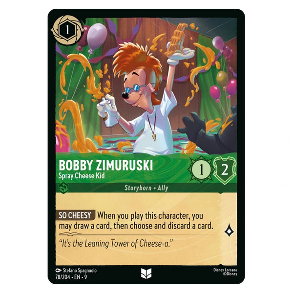 Bobby Zimuruski : Spray Cheese Kid - 78/204