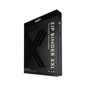 Vault X : 16-Pocket Exo-Tec Zip Binder XXL (1088 Cards) - Signature Black