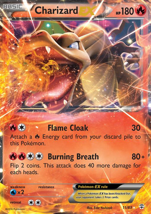 Charizard EX : GENERATIONS - 11/83 - Lockett Labs UK