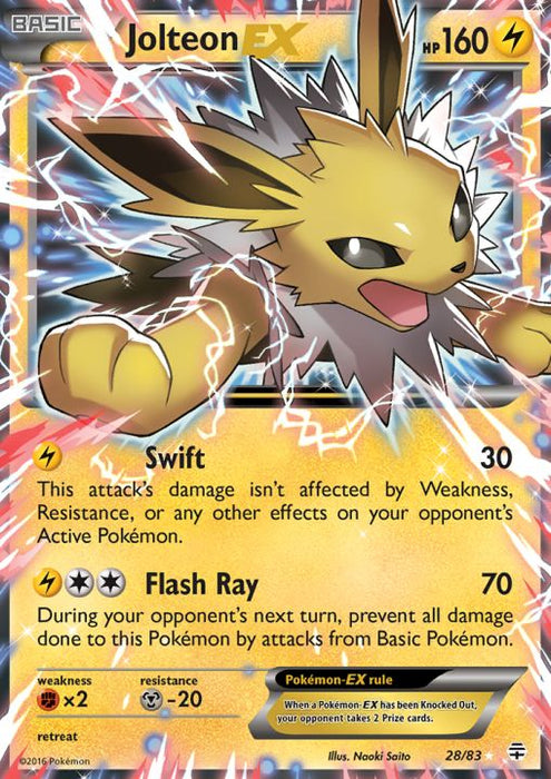 Jolteon EX : GENERATIONS - 28/83 - Lockett Labs UK