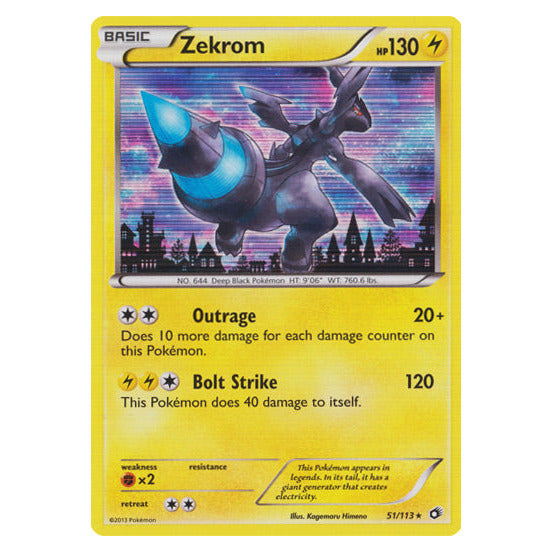 Zekrom : LEGENDARY TREASURES (Holo) - 51/113