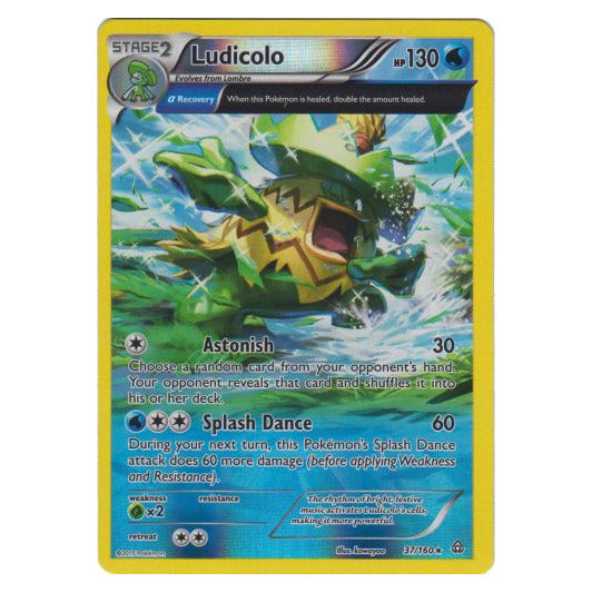 Ludicolo : PRIMAL CLASH (Reverse holo) - 37/160