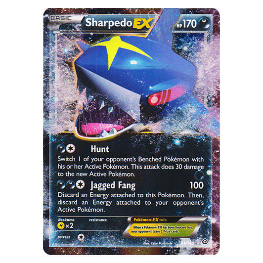 Sharpedo EX : PRIMAL CLASH - 91/160