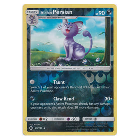 Alolan Persian : SUN & MOON BASE (Reverse holo) - 79/149
