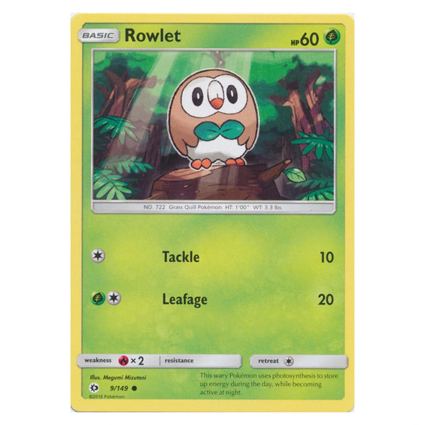 Rowlet : SUN & MOON BASE - 9/149