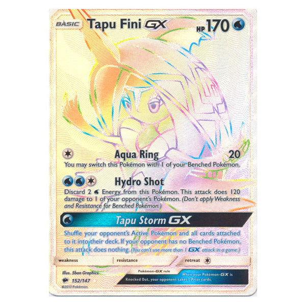 Tapu Fini GX : BURNING SHADOWS - 152/147