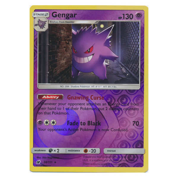 Gengar : CRIMSON INVASION (Reverse holo) - 38/111