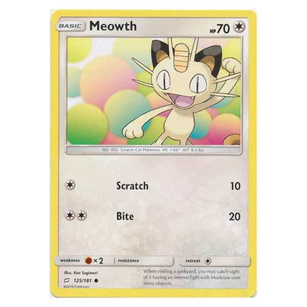 Meowth : TEAM UP - 125/181