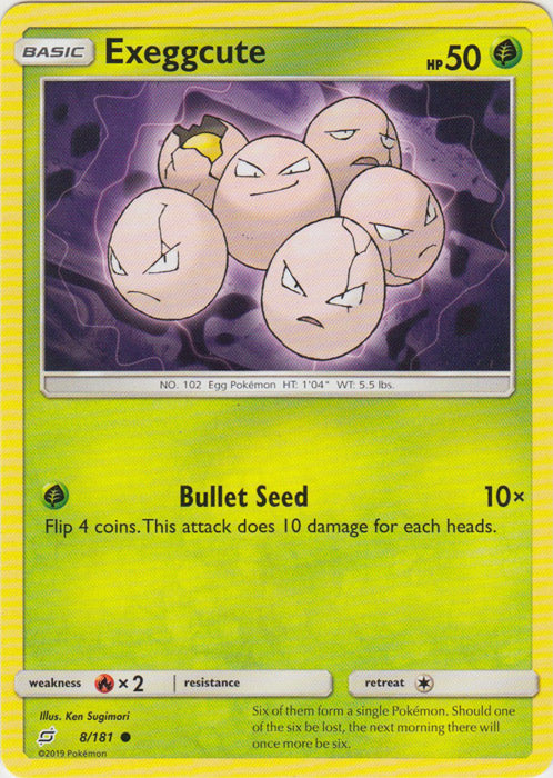 Exeggcute : TEAM UP - 8/181 - Lockett Labs UK
