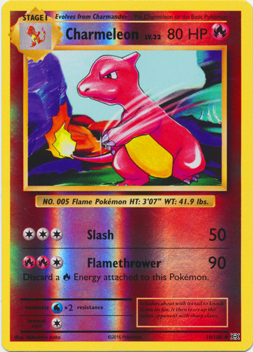 Charmeleon : EVOLUTIONS (Reverse holo) - 10/108