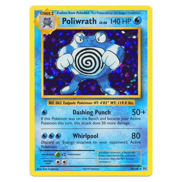 Poliwrath : EVOLUTIONS (Holo) - 25/108