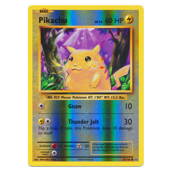 Pikachu : EVOLUTIONS (Reverse holo) - 35/108