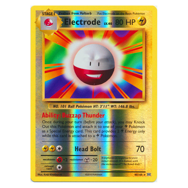 Electrode : EVOLUTIONS (Reverse holo) - 40/108