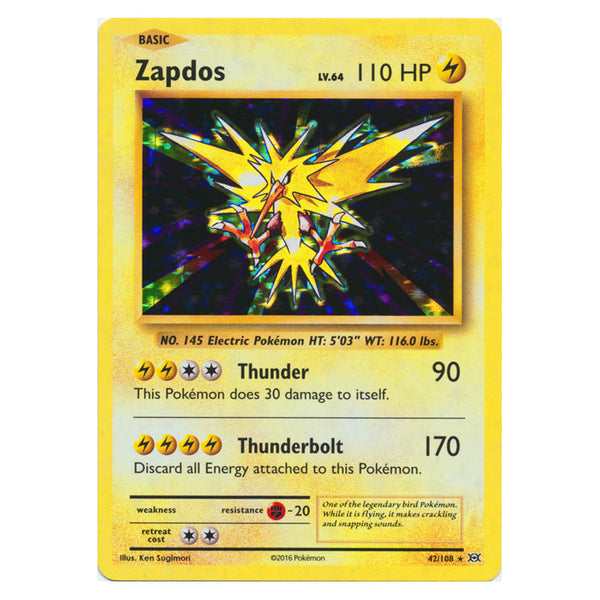 Zapdos : EVOLUTIONS (Holo) - 42/108