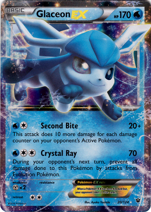 Glaceon EX : FATES COLLIDE - 20/124