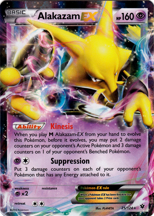 Alakazam EX : FATES COLLIDE - 25/124