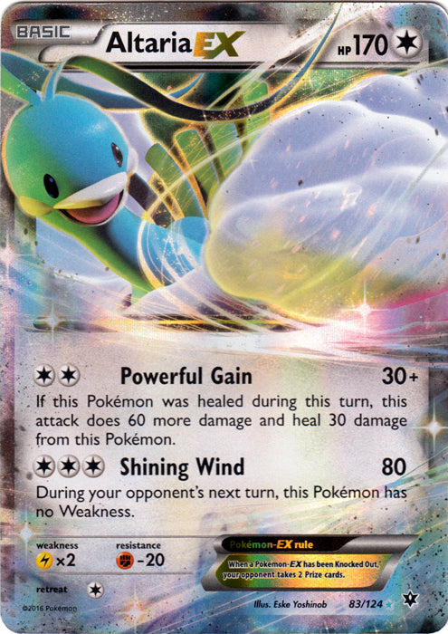 Altaria EX : FATES COLLIDE - 83/124