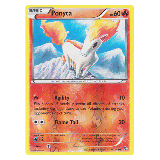 Ponyta : FLASHFIRE (Reverse holo) - 14/106