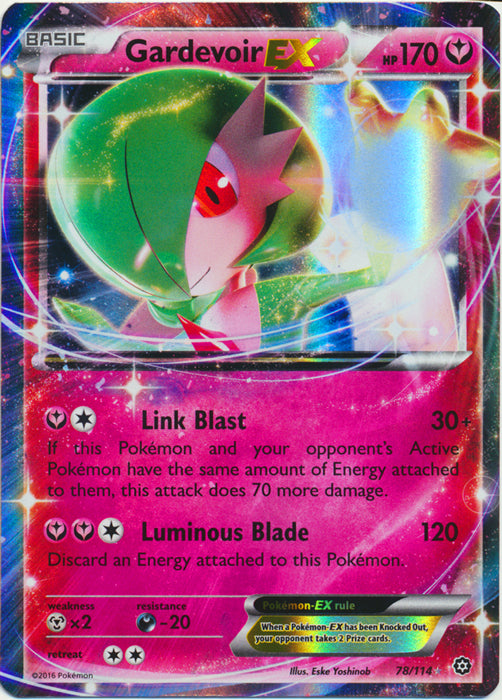 Gardevoir EX : STEAM SIEGE - 78/114 - Lockett Labs UK