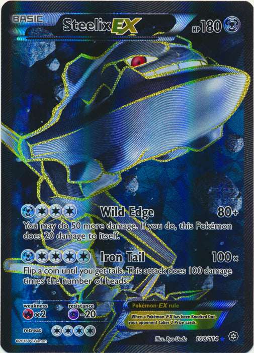 Steelix EX : STEAM SIEGE - 108/114 - Lockett Labs UK