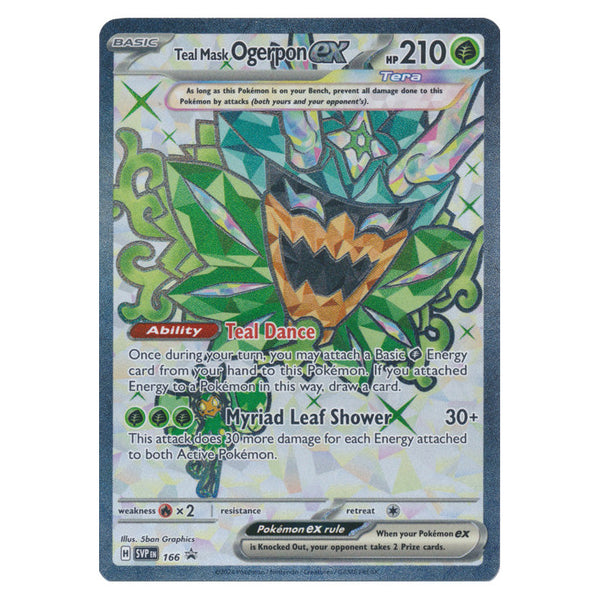 Teal Mask Ogerpon ex : PROMO - SVP166
