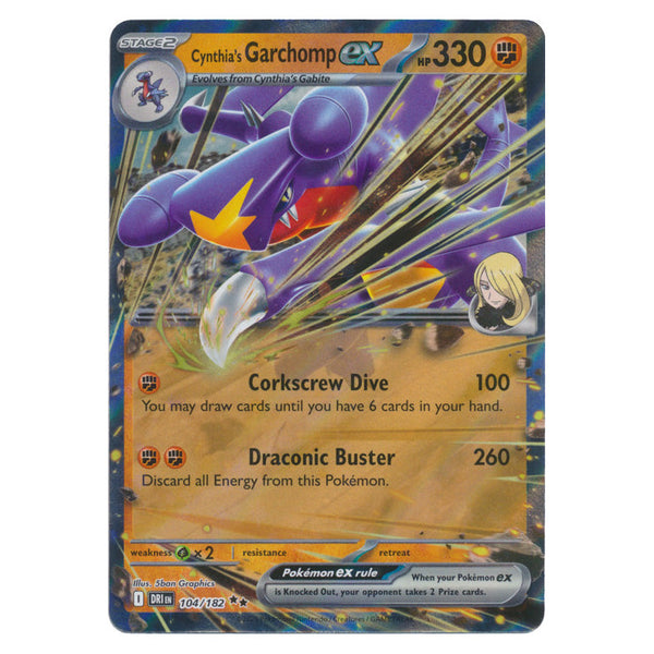 Cynthia's Garchomp ex : DESTINED RIVALS - 104/182