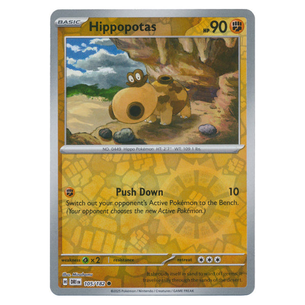 Hippopotas : DESTINED RIVALS (Reverse holo) - 105/182