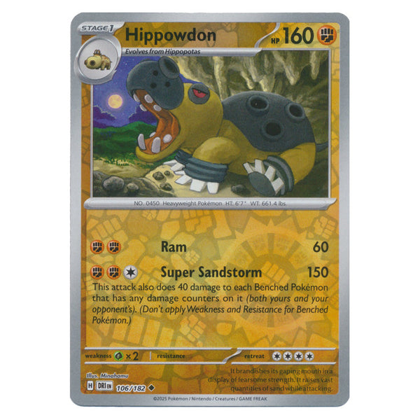 Hippowdon : DESTINED RIVALS (Reverse holo) - 106/182
