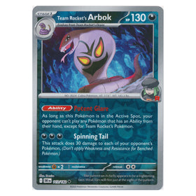 Team Rocket's Arbok : DESTINED RIVALS (Reverse holo) - 113/182