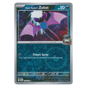 Team Rocket's Zubat : DESTINED RIVALS (Reverse holo) - 120/182