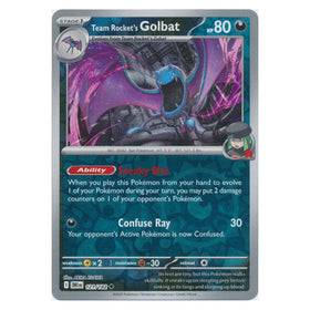 Team Rocket's Golbat : DESTINED RIVALS (Reverse holo) - 121/182