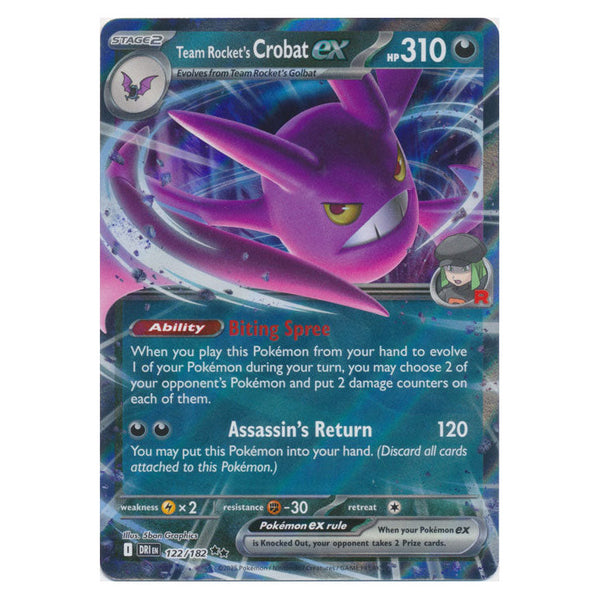 Team Rocket's Crobat ex : DESTINED RIVALS - 122/182