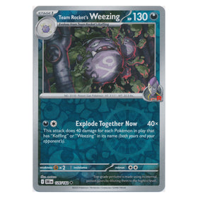 Team Rocket's Weezing : DESTINED RIVALS (Reverse holo) - 126/182