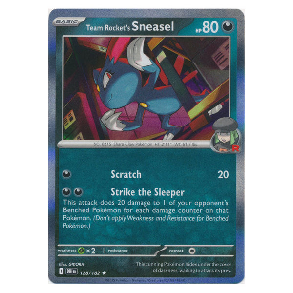 Team Rocket's Sneasel : DESTINED RIVALS (Holo) - 128/182