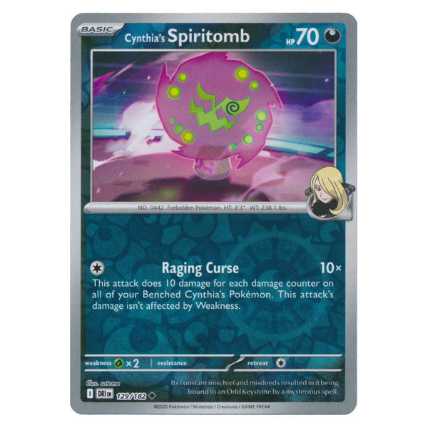 Cynthia's Spiritomb : DESTINED RIVALS (Reverse holo) - 129/182
