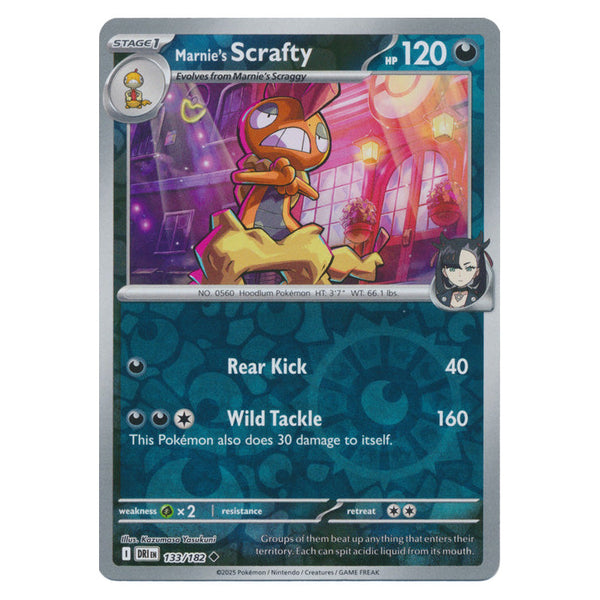 Marnie's Scrafty : DESTINED RIVALS (Reverse holo) - 133/182
