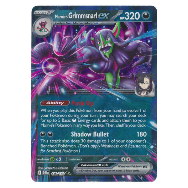 Marnie's Grimmsnarl ex : DESTINED RIVALS - 136/182