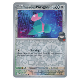 Team Rocket's Porygon : DESTINED RIVALS (Reverse holo) - 153/182