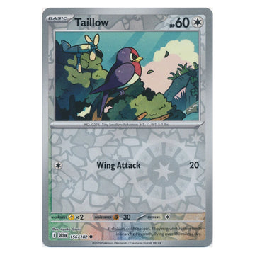 Taillow : DESTINED RIVALS (Reverse holo) - 156/182