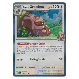 Arven's Greedent : DESTINED RIVALS (Holo) -  159/182