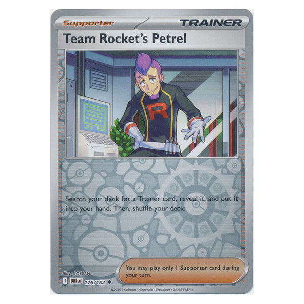 Team Rocket's Petrel : DESTINED RIVALS (Reverse holo) - 176/182