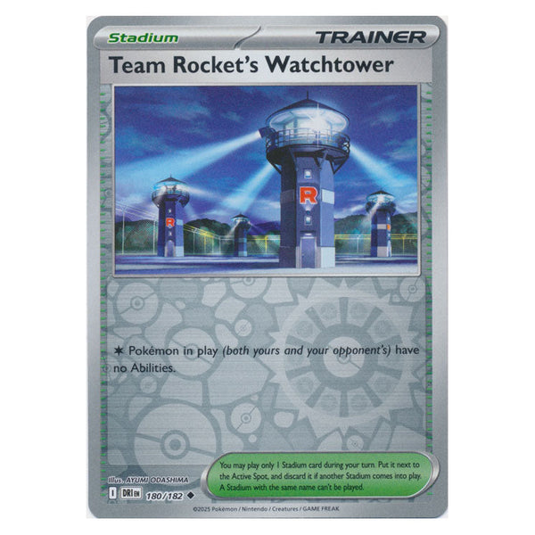 Team Rocket's Watchtower : DESTINED RIVALS (Reverse holo) - 180/182