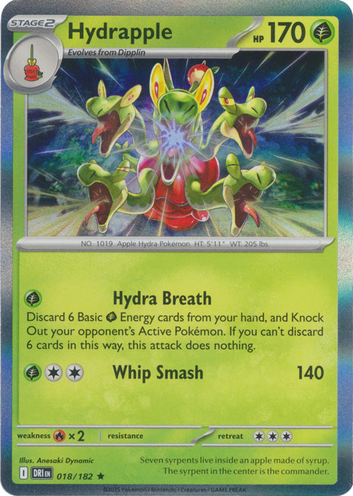 Hydrapple : DESTINED RIVALS (Holo) - 018/182