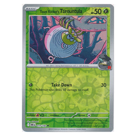 Team Rocket's Tarountula : DESTINED RIVALS (Reverse holo) - 019/182