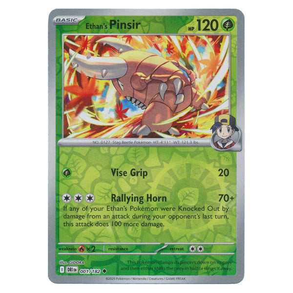 Ethan's Pinsir : DESTINED RIVALS (Reverse holo) - 001/182