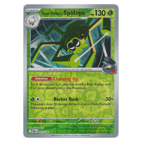 Team Rocket's Spidops : DESTINED RIVALS (Reverse holo) - 020/182