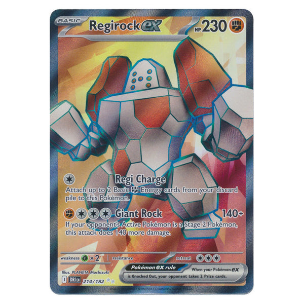 Regirock ex : DESTINED RIVALS - 214/182