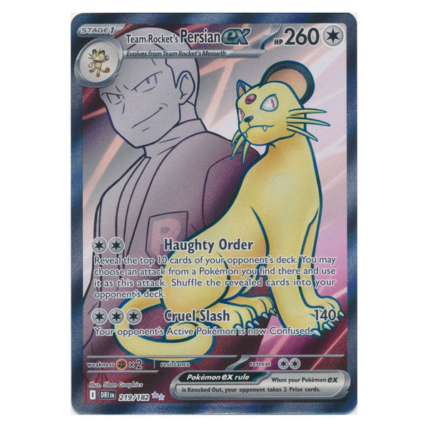 Team Rocket's Persian ex : DESTINED RIVALS - 219/182