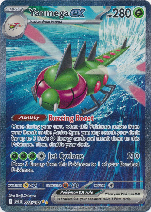 Yanmega ex : DESTINED RIVALS - 228/182